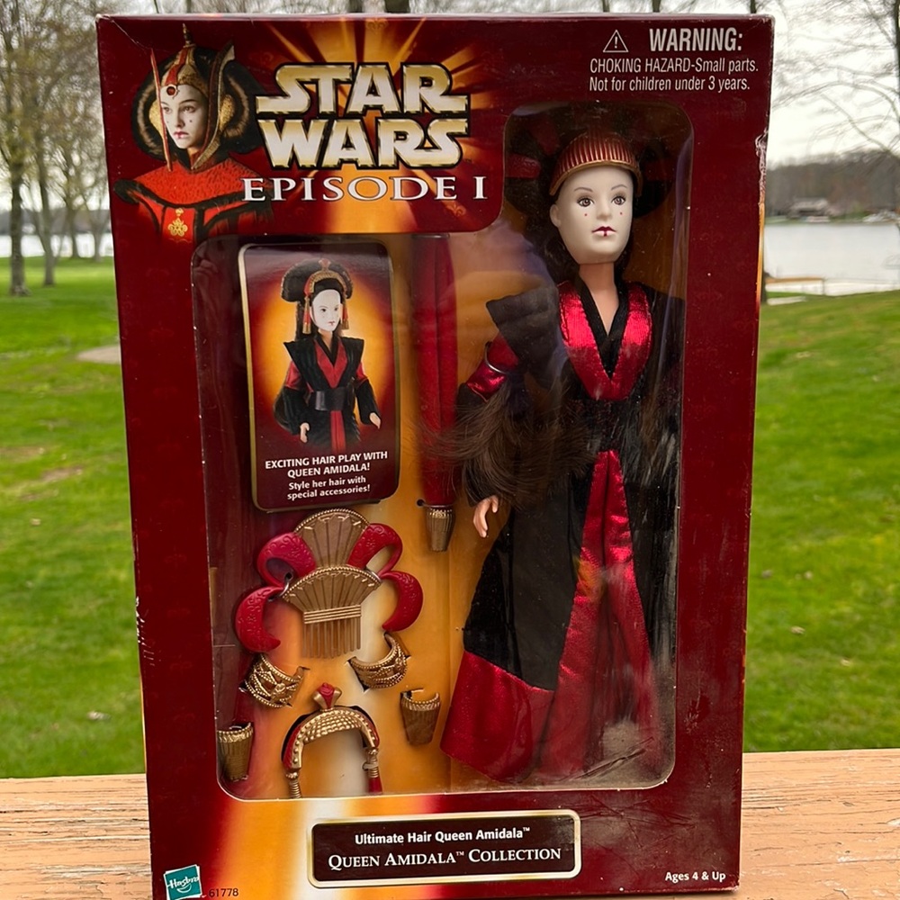 NIB vintage Star Wars Ultimate Hair Queen Amidala